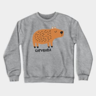 Funny Capybara Crewneck Sweatshirt